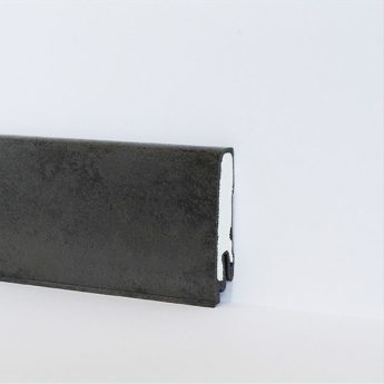 LIŠTA 1058 KÁMEN ČERNÝ PRINT PVC  59 MM