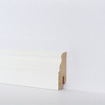 LIŠTA BÍLÁ MDF FOLIE 58 MM