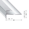 PROF STAIR NOSING 15070 ALU SIlver