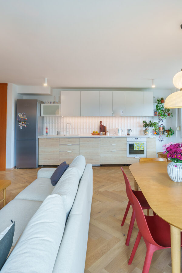 Dům designérky – rybí kost všude