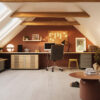 VENEER FL OAK DALEN POWDER WHITE BLEND MAT LACQ 4V 5G