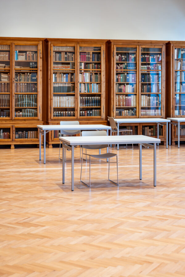Collegio dei Nobili – dřevěná podlaha se vzorem rybí kosti